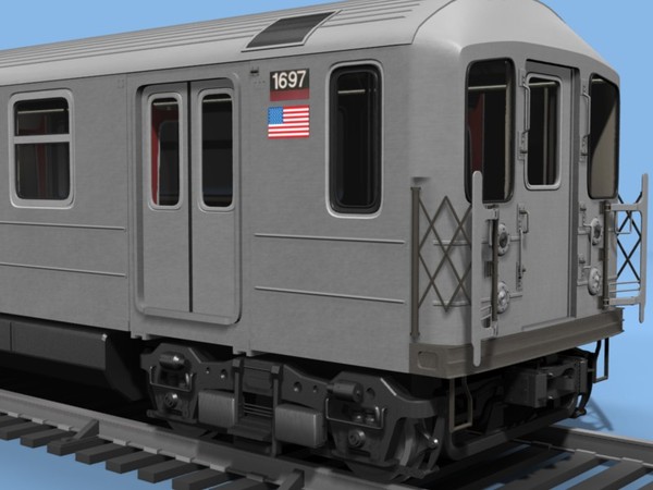 subway car 3d model - Subway Car by Dave777